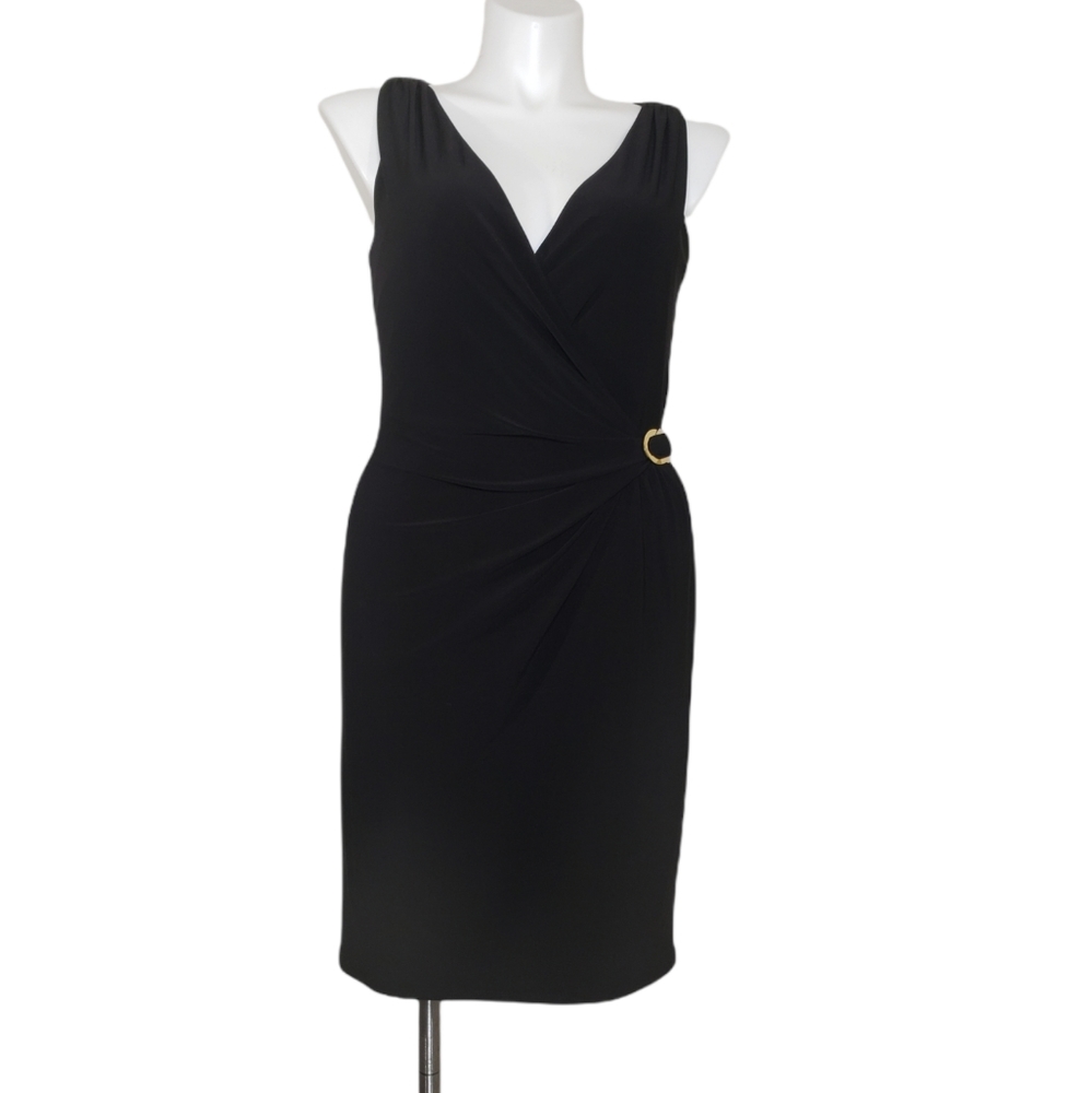American Living Black Midi Dress Size 14